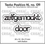 Crealies Texto Positivo Dies zelfgemaakt door (POSNL139)