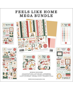 Carta Bella Feels Like Home 12x12 Inch Mega Bundle (CBFLH476050)