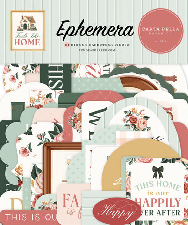 Carta Bella Feels Like Home Ephemera (CBFLH476024) Carta Bella Feels Like Home Ephemera (CBFLH476024)