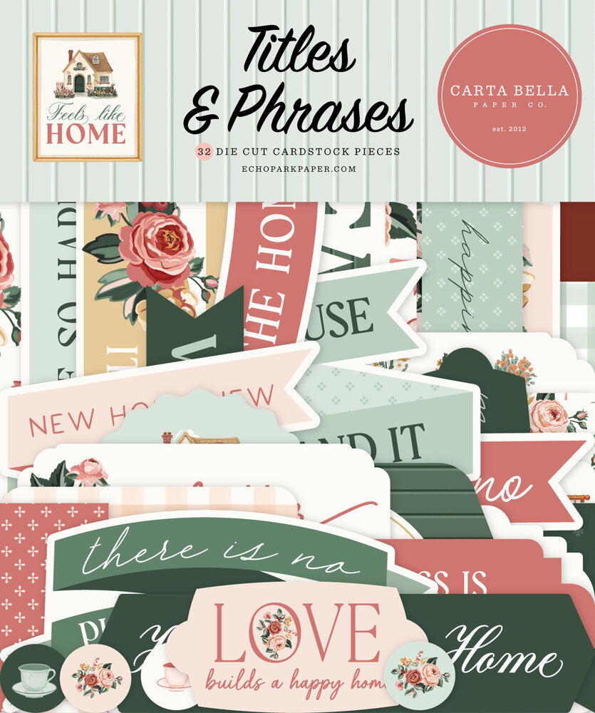 Carta Bella Feels Like Home Ephemera Titles & Phrases (CBFLH476032) Carta Bella Feels Like Home Ephemera Titles & Phrases (CBFLH476032)