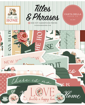 Carta Bella Feels Like Home Ephemera Titles & Phrases (CBFLH476032)