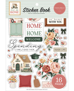 Carta Bella Feels Like Home Sticker Book (CBFLH476029) Carta Bella Feels Like Home Sticker Book (CBFLH476029)