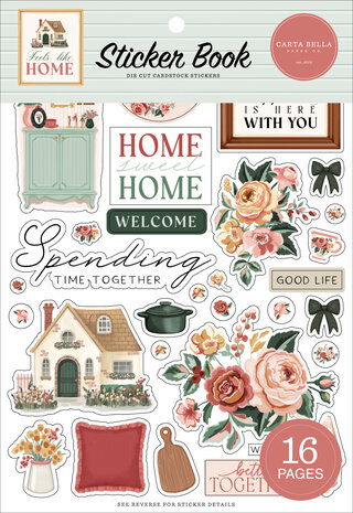 Carta Bella Feels Like Home Sticker Book (CBFLH476029) Carta Bella Feels Like Home Sticker Book (CBFLH476029)