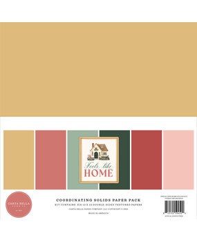 Carta Bella Feels Like Home 12x12 Inch Coordination Solids Paper Pack (CBFLH476015) Carta Bella Feels Like Home 12x12 Inch Coordination Solids Paper Pack (CBFLH476015)