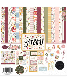 Carta Bella Pressed Floral 12x12 Inch Collection Kit (CBPF473016) Carta Bella Pressed Floral 12x12 Inch Collection Kit (CBPF473016)