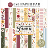 Carta Bella PRE-ORDER Pressed Floral 6x6 Inch Paper Pad (CBPF473023) Carta Bella PRE-ORDER Pressed Floral 6x6 Inch Paper Pad (CBPF473023)