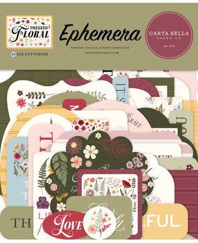 Carta Bella Pressed Floral Ephemera (CBPF473024)