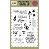 Carta Bella Pressed Floral Clear Stamps Everyday Beauty (CBPF473040)