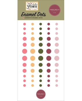 Carta Bella Pressed Floral Enamel Dots (CBPF473028) Carta Bella Pressed Floral Enamel Dots (CBPF473028)