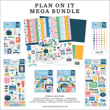 Echo Park Plan On It 12x12 Inch Mega Bundle (POI474050) Echo Park Plan On It 12x12 Inch Mega Bundle (POI474050)