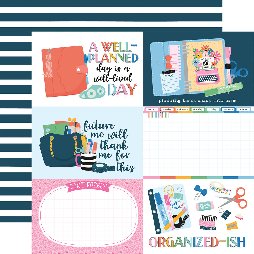 Echo Park Plan On It 12x12 Inch Collection Kit (POI474016) Echo Park Plan On It 12x12 Inch Collection Kit (POI474016)