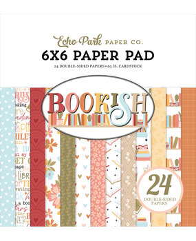 Echo Park Bookish 6x6 Inch Paper Pad (BSH475023) Echo Park Bookish 6x6 Inch Paper Pad (BSH475023)