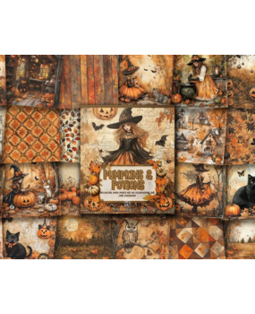 Scrapbook Resource Co Pumpkins and Potions 6x6 Inch Paper Pad (PP73) Scrapbook Resource Co Pumpkins and Potions 6x6 Inch Paper Pad (PP73)