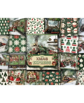 Scrapbook Resource Co The Xmas Express 6x6 Inch Paper Pad (PP86) Scrapbook Resource Co The Xmas Express 6x6 Inch Paper Pad (PP86)