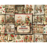 Scrapbook Resource Co Elves Workshop 6x6 Inch Paper Pad (PP87)