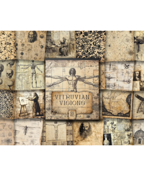 Scrapbook Resource Co Vitruvian Visions 6x6 Inch Paper Pad (PP93) Scrapbook Resource Co Vitruvian Visions 6x6 Inch Paper Pad (PP93)