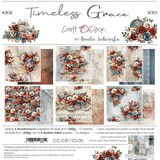 Craft O'Clock Timeless Grace 12x12 Inch Paper Set (CC-C81-TG-00)