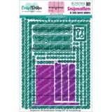 Carlijn Design Snijmallen A6 Rechthoeken Postage DIY (CDSN-0334)