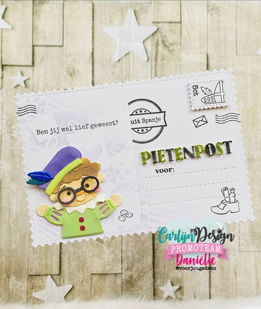 Carlijn Design Sinterklaas Stamp & Die DUO (CDST-0075/CDSN-0138) Carlijn Design Sinterklaas Stamp & Die DUO (CDST-0075/CDSN-0138)