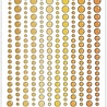 Carlijn Design Glitter Enamel Dots Holo Gold (CDED-0013) Carlijn Design Glitter Enamel Dots Holo Gold (CDED-0013)
