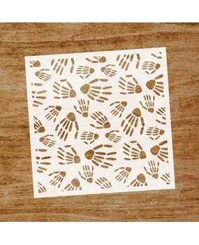 Evyre Scrapbooking Skeleton Hands 6x6 Inch Masking Stencil (ST003) Evyre Scrapbooking Skeleton Hands 6x6 Inch Masking Stencil (ST003)