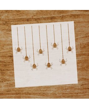 Evyre Scrapbooking Spinnen 6x6 Inch Masking Stencil (ST005) Evyre Scrapbooking Spinnen 6x6 Inch Masking Stencil (ST005)