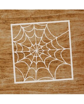 Evyre Scrapbooking Spiderweb 6x6 Inch Masking Stencil (ST007) Evyre Scrapbooking Spiderweb 6x6 Inch Masking Stencil (ST007)
