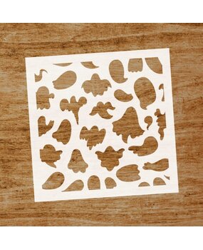 Evyre Scrapbooking Ghosts 6x6 Inch Masking Stencil (ST011) Evyre Scrapbooking Ghosts 6x6 Inch Masking Stencil (ST011)