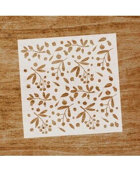 Evyre Scrapbooking Mistletoe 6x6 Inch Masking Stencil (ST016) Evyre Scrapbooking Mistletoe 6x6 Inch Masking Stencil (ST016)