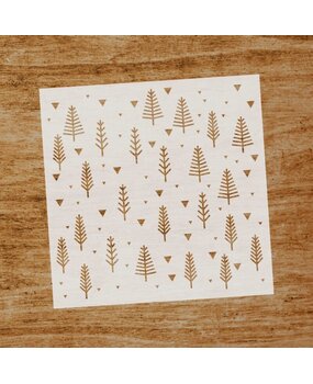 Evyre Scrapbooking Winter Trees 6x6 Inch Masking Stencil (ST018)