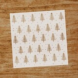 Evyre Scrapbooking Fir Trees 6x6 Inch Masking Stencil (ST017)