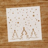 Evyre Scrapbooking Christmas Trees 6x6 Inch Masking Stencil (ST019)