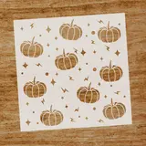 Evyre Scrapbooking Pumpkin 6x6 Inch Masking Stencil (ST008)