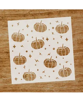 Evyre Scrapbooking Pumpkin 6x6 Inch Masking Stencil (ST008) Evyre Scrapbooking Pumpkin 6x6 Inch Masking Stencil (ST008)