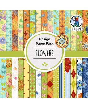 Ursus Flowers 6x6 Inch Paper Pack (41080003) Ursus Flowers 6x6 Inch Paper Pack (41080003)