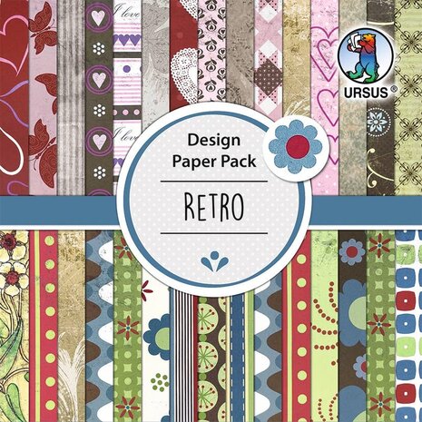 Ursus Retro 6x6 Inch Paper Pack (41080004) Ursus Retro 6x6 Inch Paper Pack (41080004)