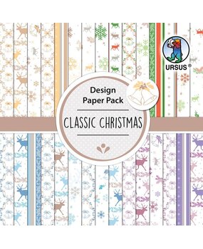 Ursus Classic Christmas 6x6 Inch Paper Pack (41080006) Ursus Classic Christmas 6x6 Inch Paper Pack (41080006)