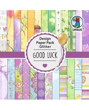 Ursus Good Luck 6x6 Inch Glitter Paper Pack (41090001) Ursus Good Luck 6x6 Inch Glitter Paper Pack (41090001)