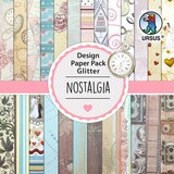 Ursus Nostalgia 6x6 Inch Glitter Paper Pack (41090007)