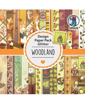 Ursus Woodland 6x6 Inch Glitter Paper Pack (41090008) Ursus Woodland 6x6 Inch Glitter Paper Pack (41090008)
