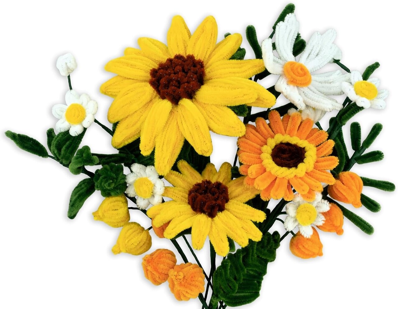 Ursus Chenilledraad Bloemen Set Geel (27040001) Ursus Chenilledraad Bloemen Set Geel (27040001)
