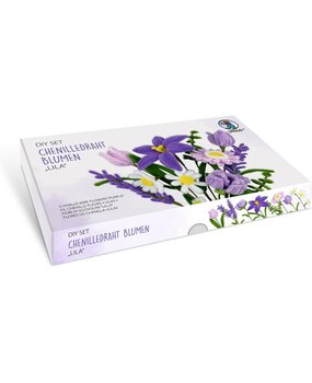 Ursus Chenilledraad Bloemen Set Lila (27040002) Ursus Chenilledraad Bloemen Set Lila (27040002)