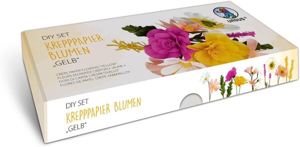 Ursus Crêpepapier Bloemen Set Geel (27030001F)
