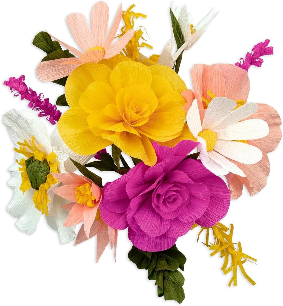 Ursus Crêpepapier Bloemen Set Geel (27030001F)