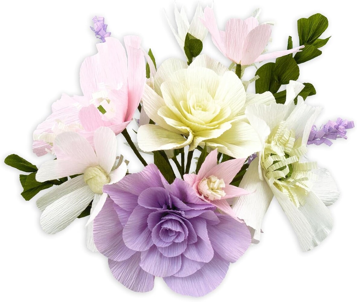 Ursus Crêpepapier Bloemen Set Lila (27030002F)