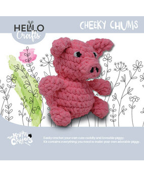 Hello Crafts Cheeky Chums Piggy Haakset (KC856)