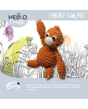 Hello Crafts Cheeky Chums Orangutan Haakset (KC859)
