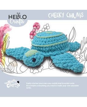 Hello Crafts Cheeky Chums Turtle Haakset (KC862)