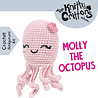 Hello Crafts Pouch Pals Molly The Octopus Haakset (KC870) Hello Crafts Pouch Pals Molly The Octopus Haakset (KC870)