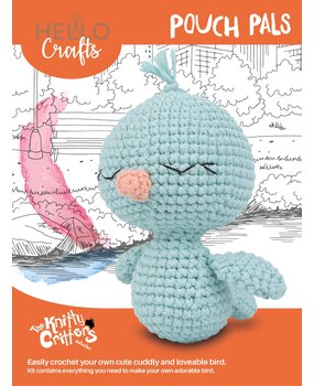 Hello Crafts Pouch Pals Chip The Bird Haakset (KC781) Hello Crafts Pouch Pals Chip The Bird Haakset (KC781)